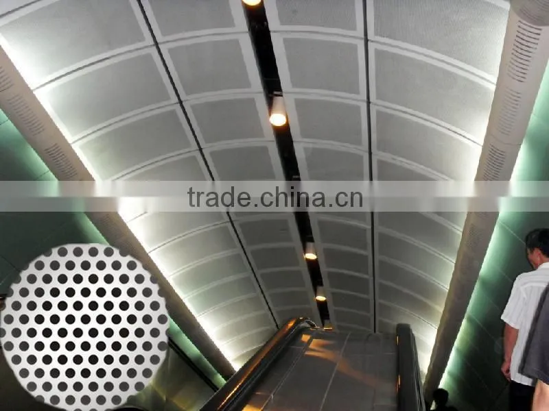 Perforated metal mesh speaker grille/ Metal plate