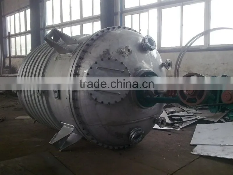 stainless steel jacketed product mixing tank