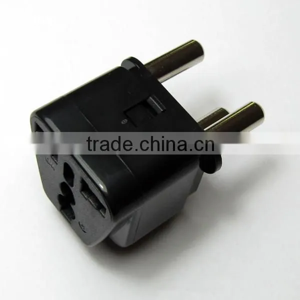 2016 New Universal to Big Sounth Africa 3 pin plug (15A) India,Hongkong plug travel adapter charger CE ROHS COPPER WD-10L