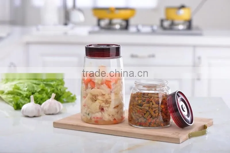 2016 Hot sale Glass Mason glass storage jar for kitchen use