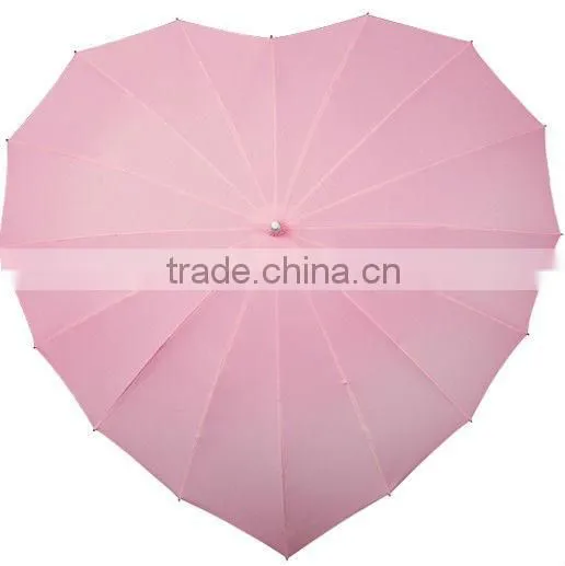 Frilled Heart Shaped Umbrella