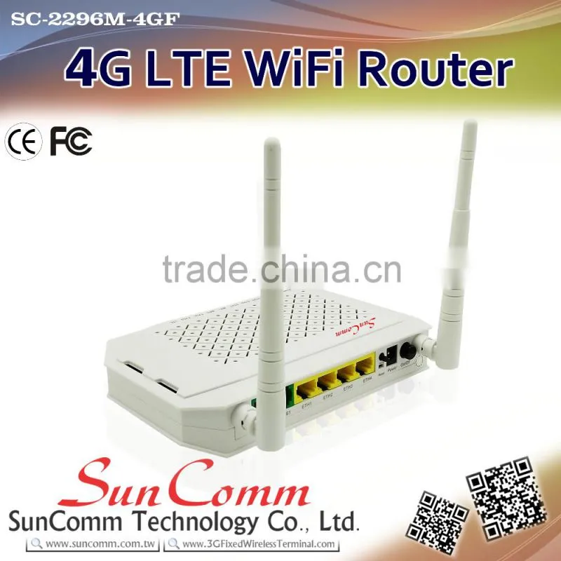 SC-2296M-4GF portable lte router 4g band with fast data rates supports PPPoE, Dynamic IP, Static IP Cable Internet Access