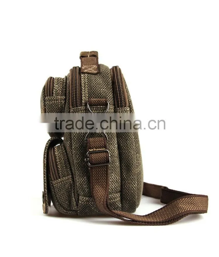 Traditional Canvas Waist Bag Fanny Pack Small Messenger Bag Sport Waist Bag Running Waist Bag Sling Bag For School