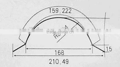 metal rofing ridge cap forming machine rollformer machine