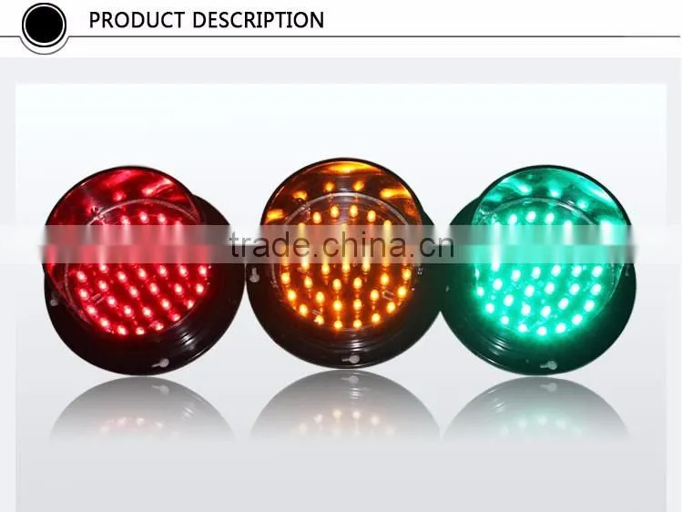 China Supplier New Customized 100mm Yellow Traffic Arrow Board Lamp