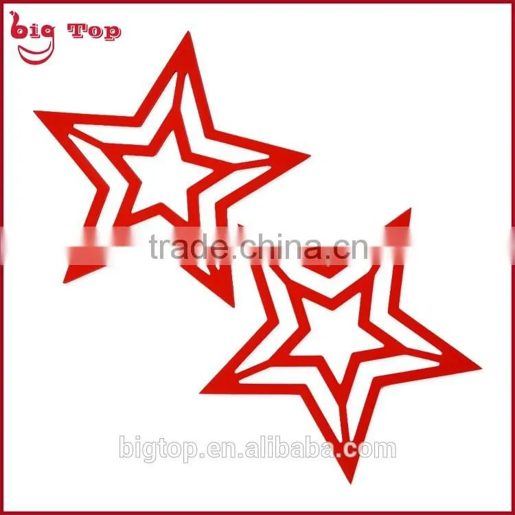 BT0189 Wholesale Silicone Star Shapes Heat Resistant Table Mat Silicone Trivet Pot Holder Silicone Cup Mat