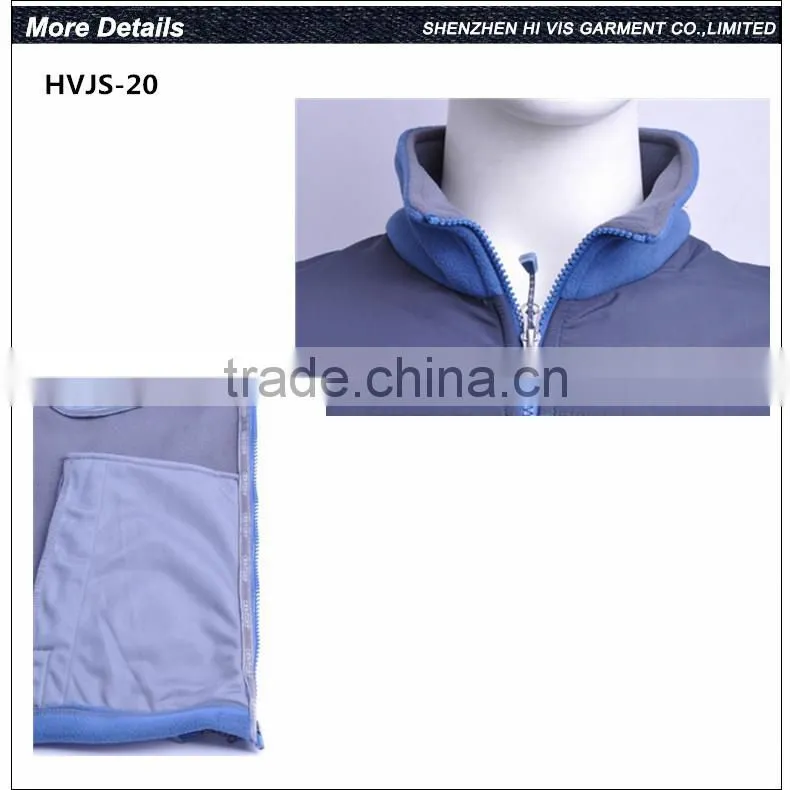 High quality polar fleece men jacket