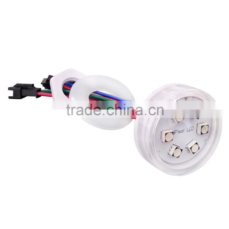 6 leds 45mm adressable rgb led point light pixel poi
