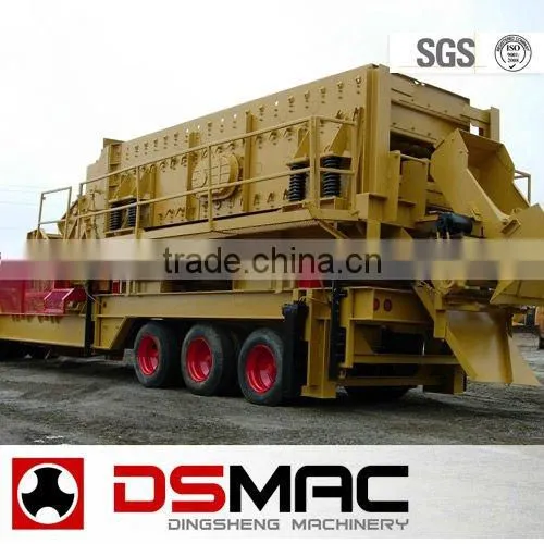 Tyre Mobile Impact Crusher Plant