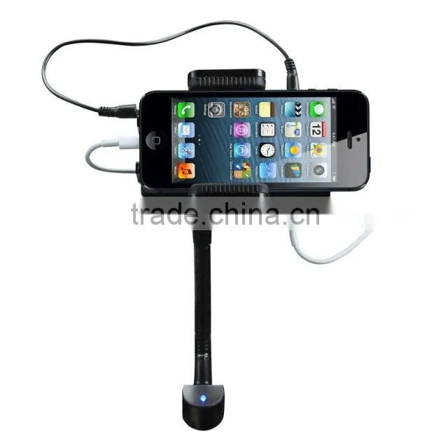 Multifunctional FM Transmitter Car Charger Mount For iPhone5/iPod Touch5/iPod Nano7