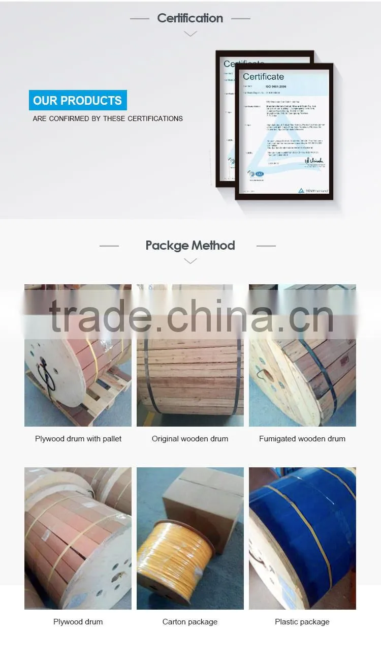 best quality Single Mode Figure 8 Armoured Optical Fiber Cable for Congo cabling systems