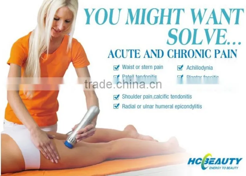 Free Side Effect Shock Wave treatment for slimming and Cellulite shockwave therapy