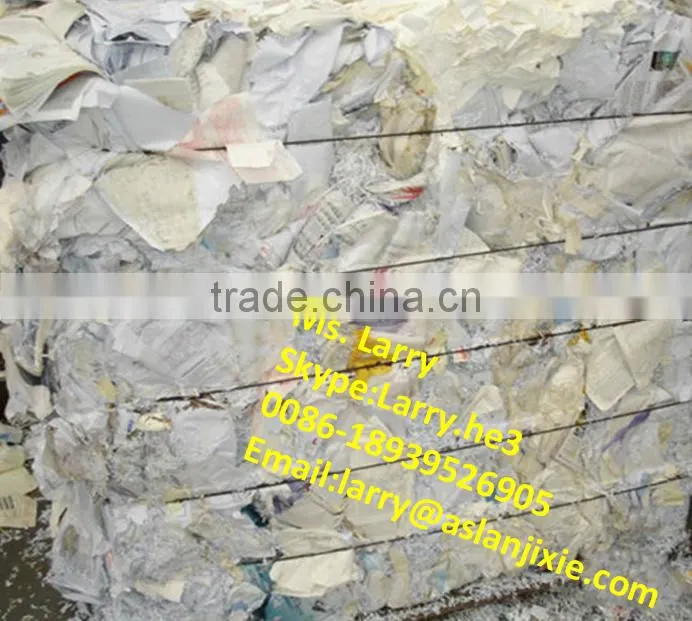 pet bottle baling machine/cardboard baling press machine/waste paper baling machine