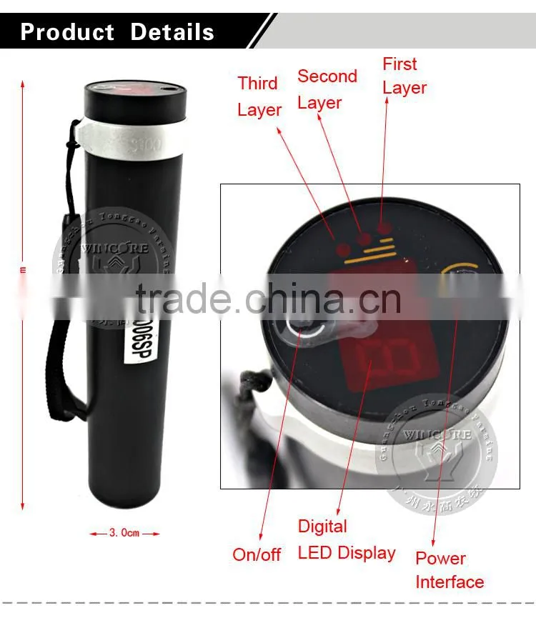 Handheld backfat scanner for veterinary backfat instrument