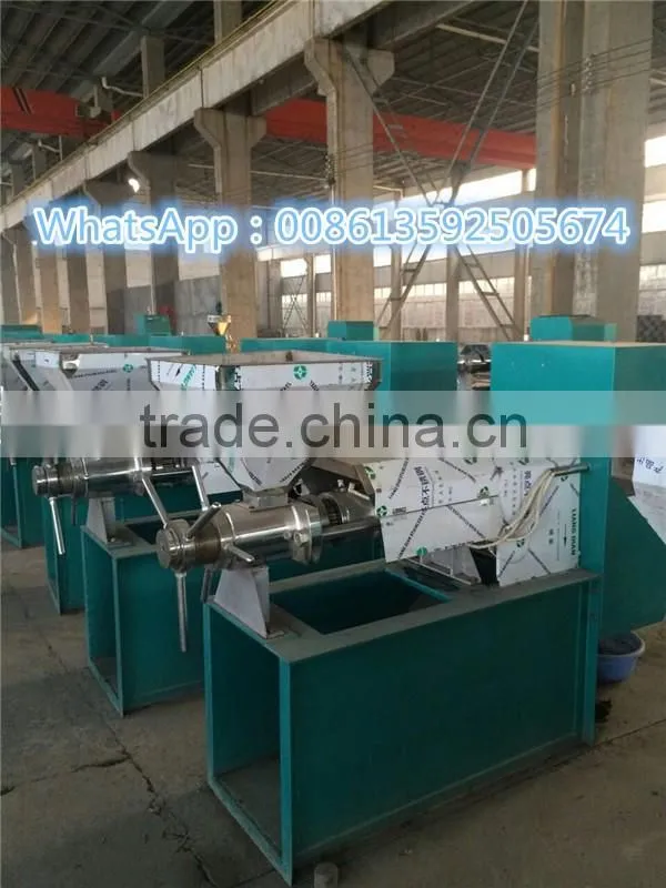 High output spiral oil press machine for factory use with hot oil press machine