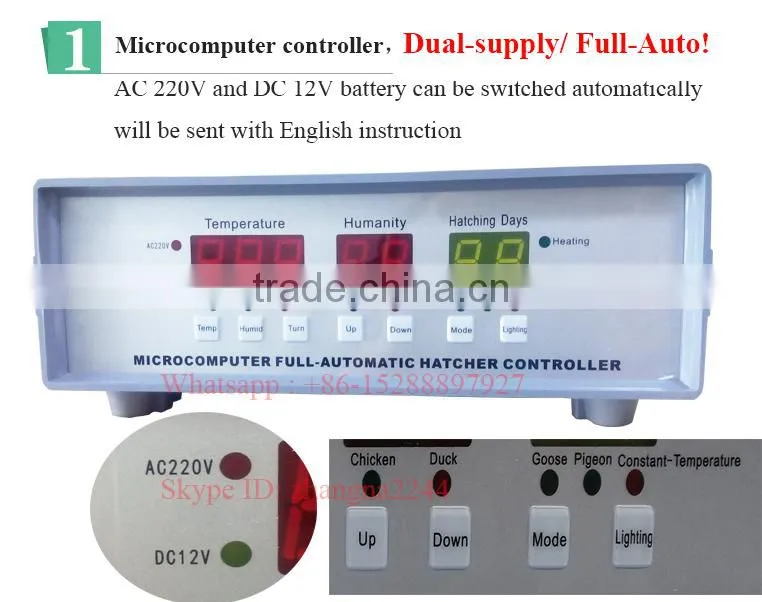 full automatic poultry egg hatching machine