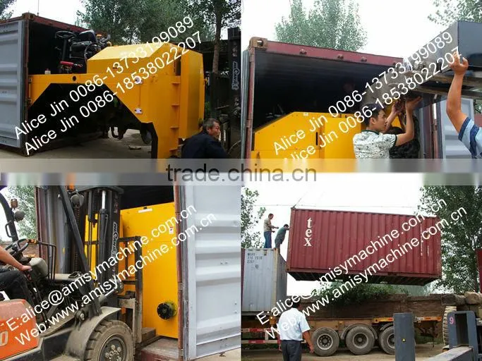 2016 Newest Amisy self-propelled organic fertilizer compost turner/turning machine