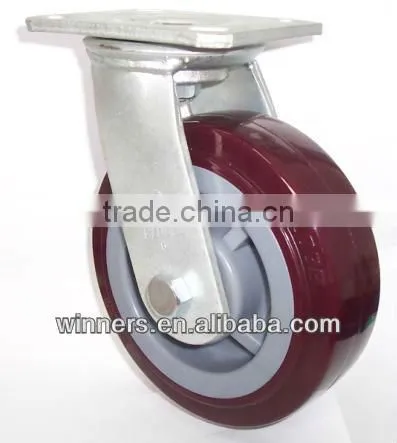 heavy duty wheel caster swivel PU caster
