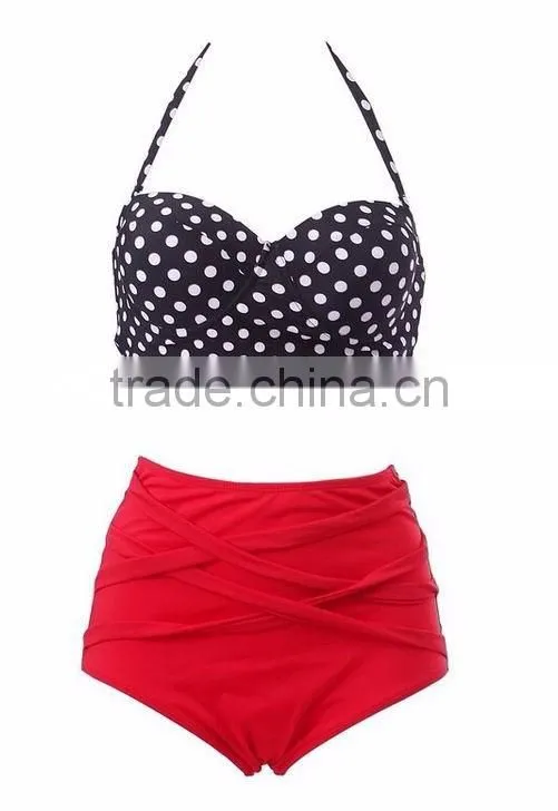 2016 new arrive high waisted bikini