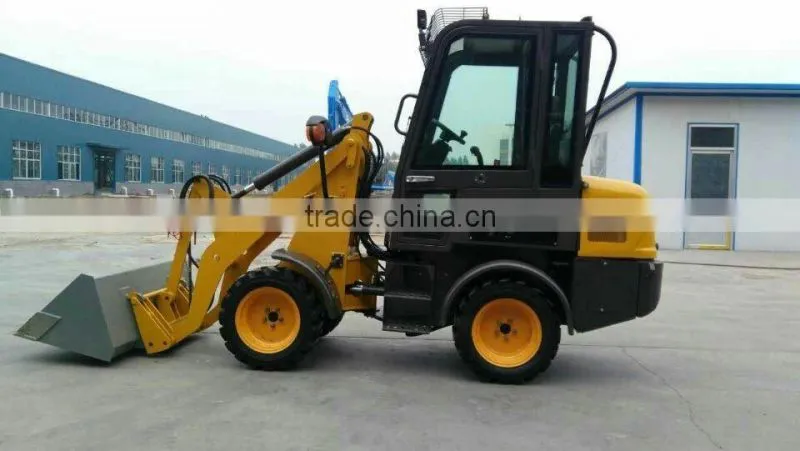 AS908 electri carticulated mini wheel loader for sale Hydraulic 4x4 drive axles