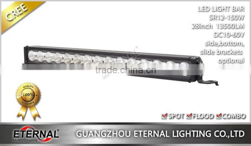 28" 150W light bar mining crane loader truck construction vehicles heavy duty road tree roller machinery lamp
