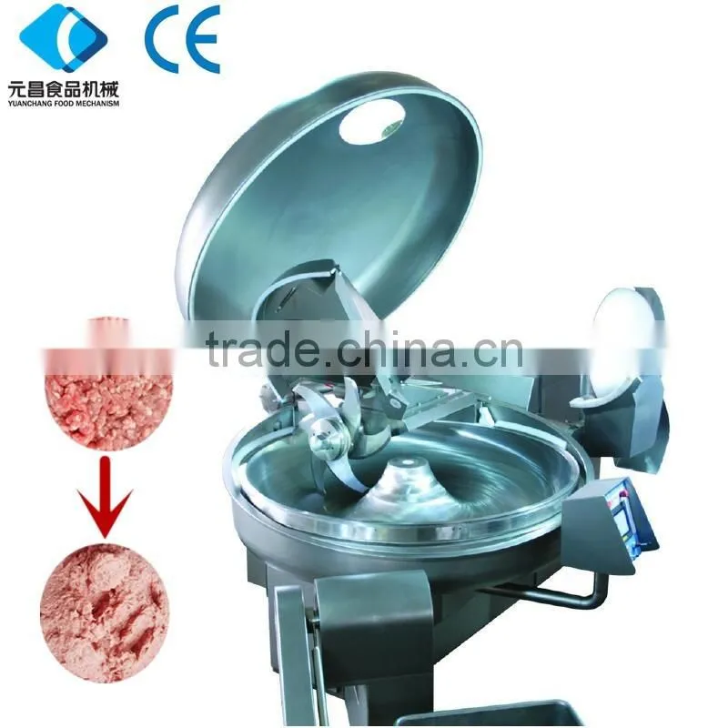 industrial vacuum meat bowl cutter and mixing machine