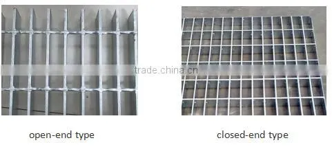 hot galvanized steel grating/drainage gutter steel grating cover