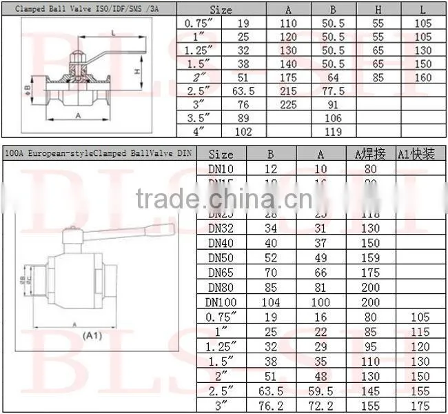 sanitary ss304/316 ball valve manufacture stainless steel ball valves