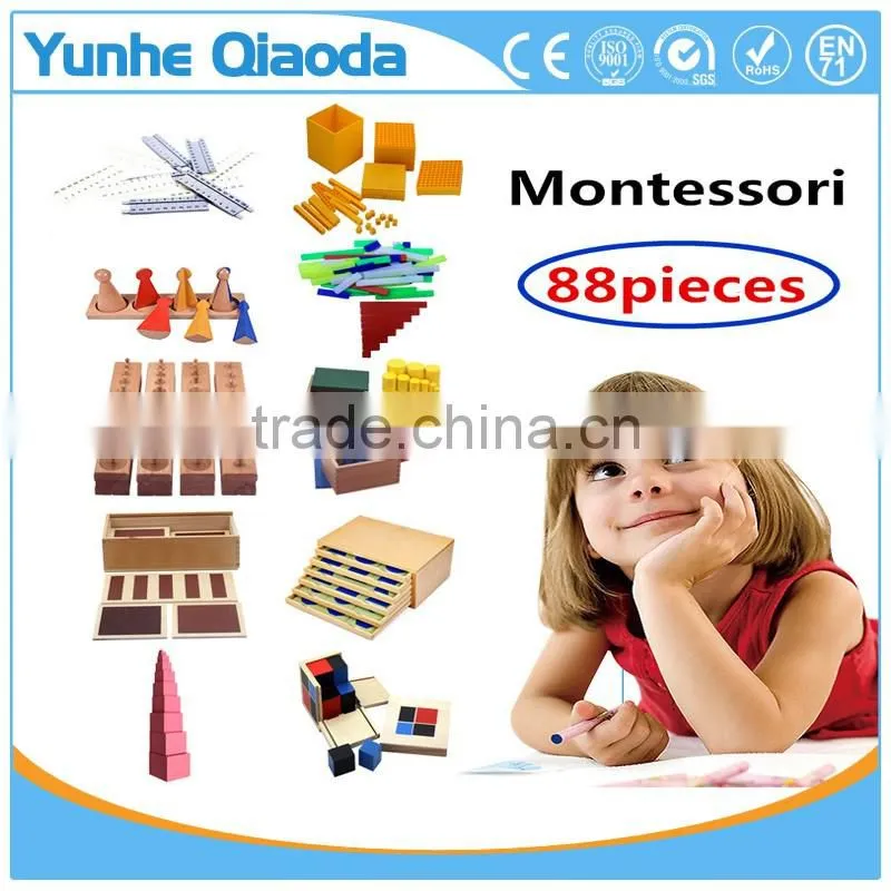 Kid Wooden toy montessori material from China factory