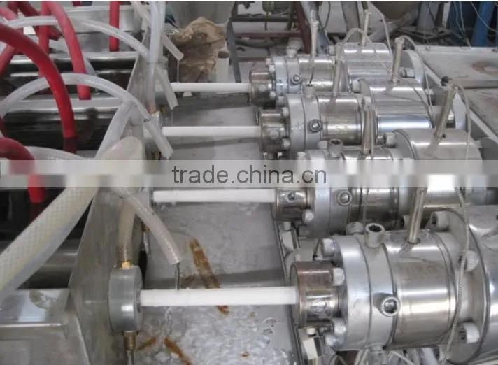New Design CPVC UPVC four cavity water supply pipe making extrusion price/four cavity water flow pip pvc making production line