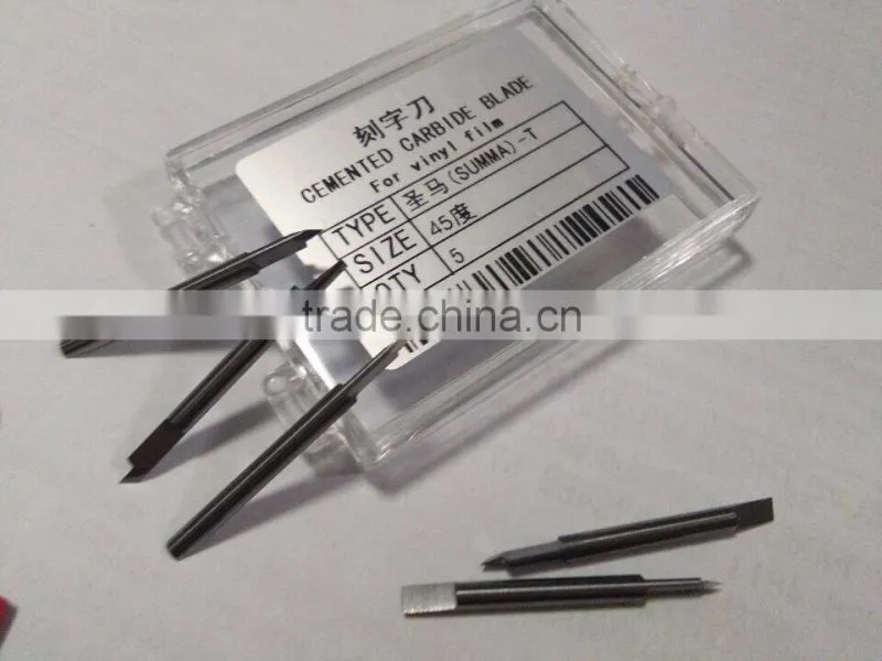 Carbide plotter cutter with long working life