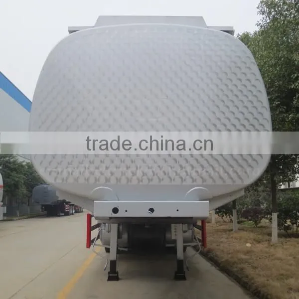 CLW 3 axles Aluminum Alloy oil tanker trailer 55000L