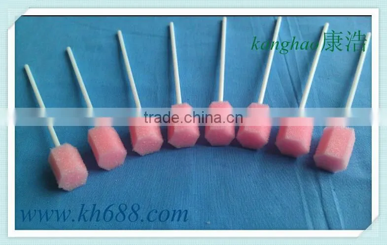 Factory directly sell oral sponge swab with good qualiy for medical using free sample