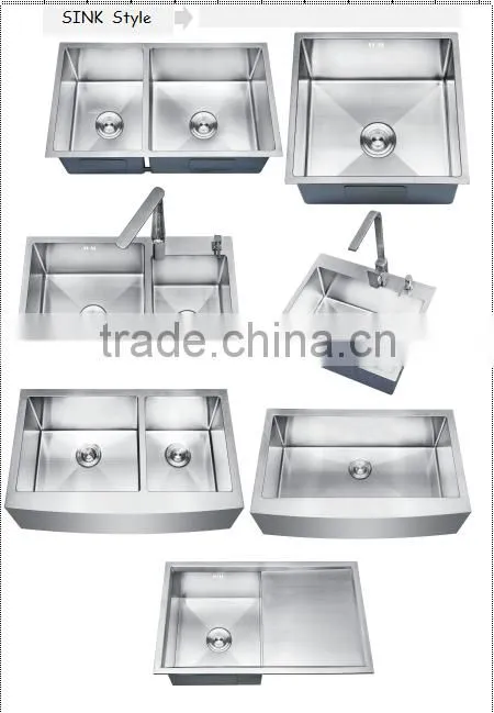 Stainless Steel Apron kitchen handmake Sink