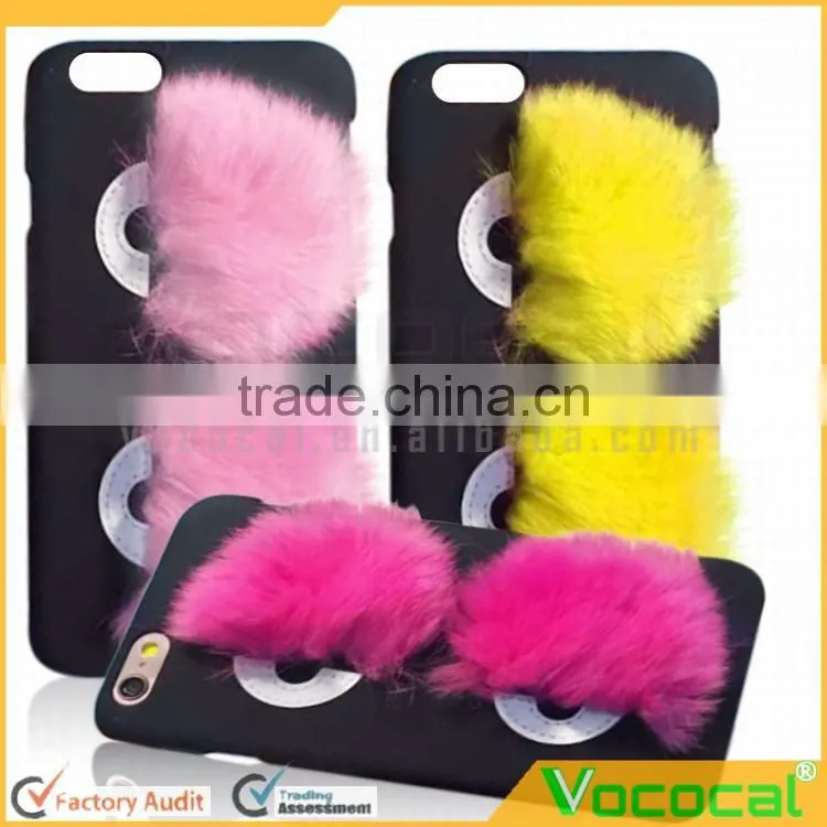 Cute Big Eyes Style Plush Case for iPhone 6 Plus / 6S Plus 5.5 Inch