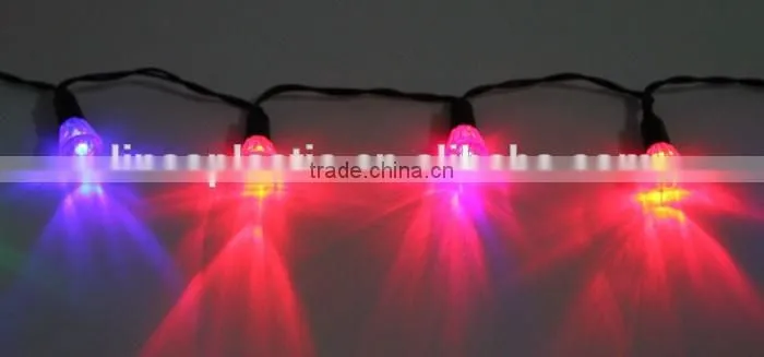LED diamond string lights outdoor