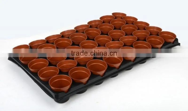 plastic tray without holes tube square pots containers