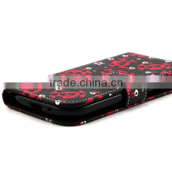 Cute Cartoon PU Leather Flip Book Stand Wallet Cover Case For Samsung Galaxy 9300