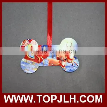 2017 Hot Sell Christmas tree mdf hanging oranments