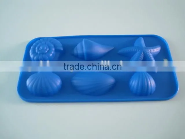 cartoon pattern 6-10 case 100% food grade silicone ice tray