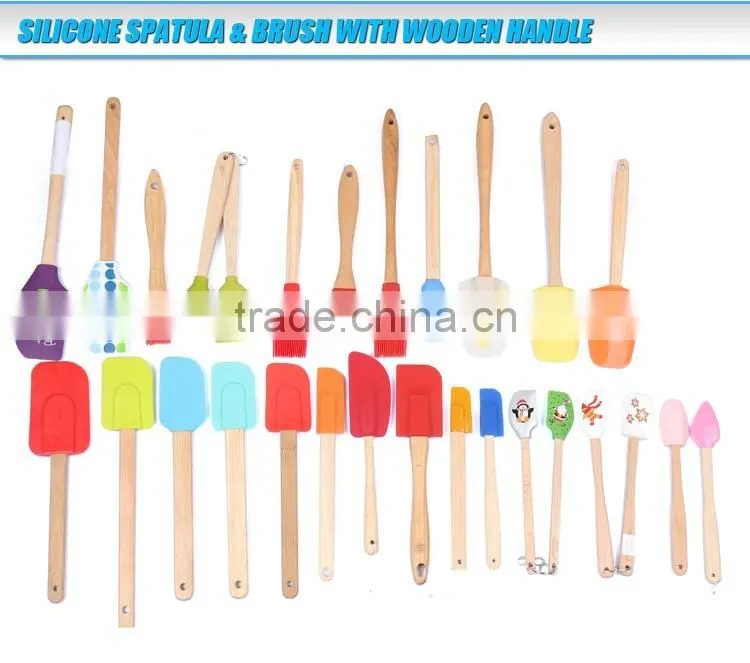 NBRSC kitchen silicone baking spatula shovel with handle