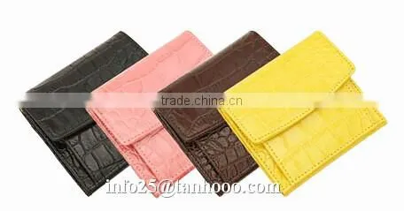 Sexy clip/sexy crocodile cute leather purse/sexy leather coin bag