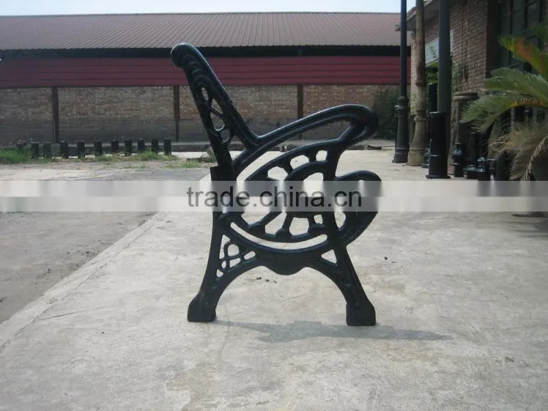 Classic Wooden And Cast Iron Garden Bench