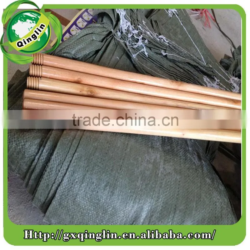 varnished wooden broom handle/handle broom/natural wooden broom handle