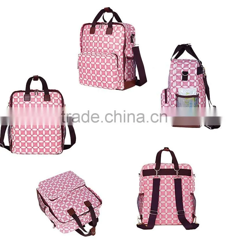 2016 Fashion multi-function mommy backpack storage bag