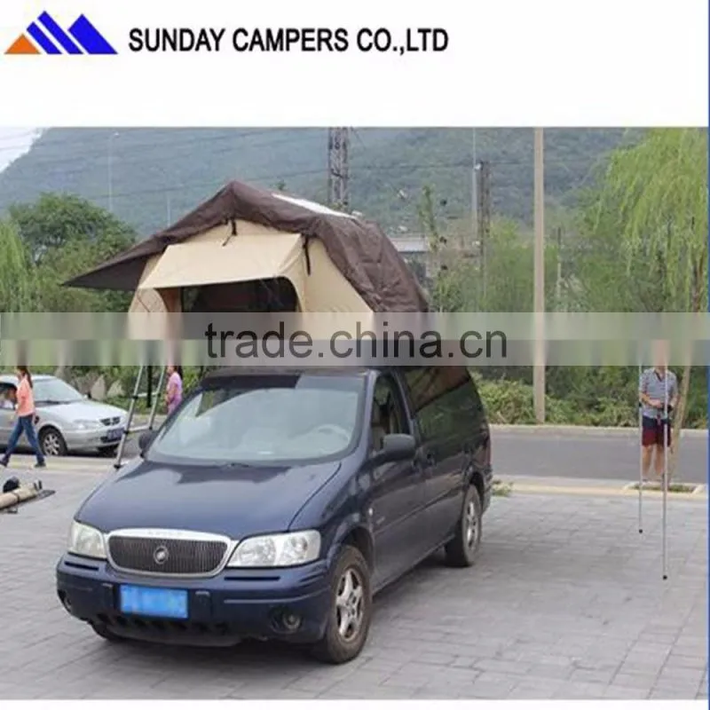 New style polyester Rip-stop Car Side Awning for picnic
