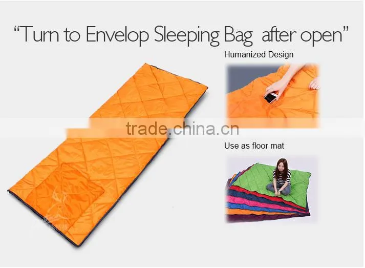 Organic Cotton Filled Camping Sleeping Bags in Outdoor& Indoor