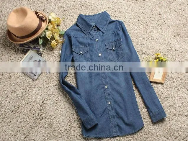 New Style Denim Ladies' Blouses