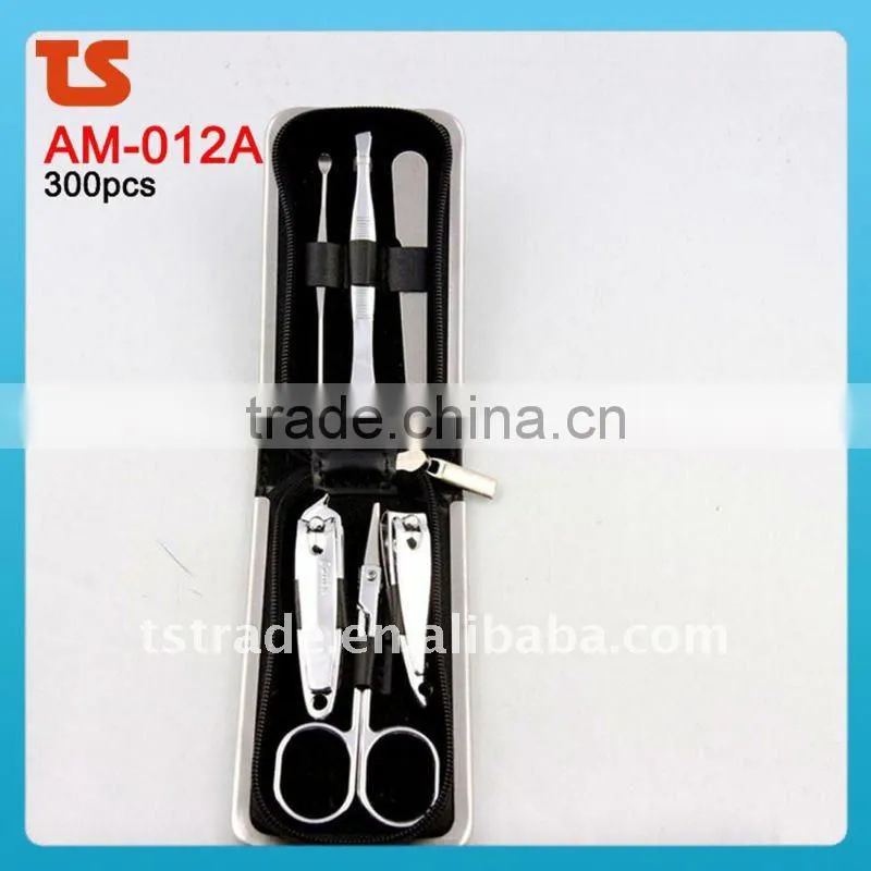 2014 5PC Professional Stainless Steel Nail Manicure Set Tools AM-018B