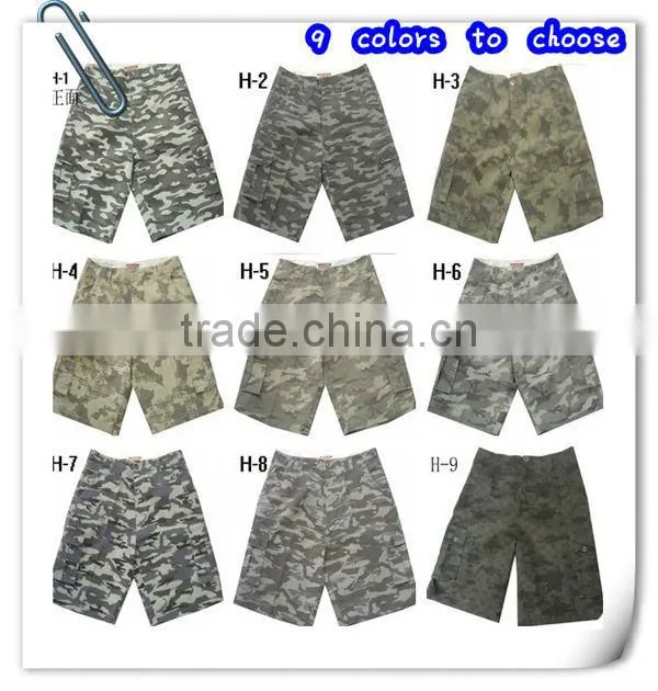 BGN-1031 wholesale mens camo shorts